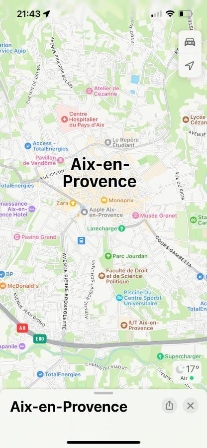 Aix-En-Provence, Charmant Studio Proche Toutes Comodites Et Axes Routiers, Linges Fournis 외부 사진